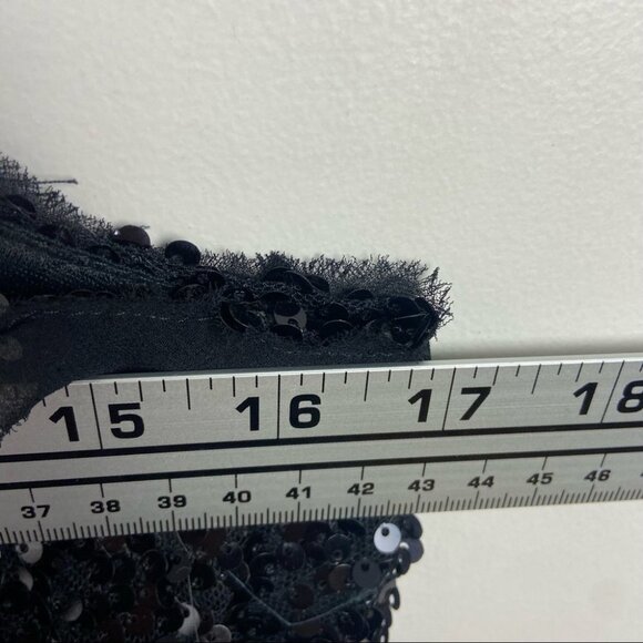 NWT Show Me Your Mumu Black Sequin Crop Top New With Tags Size Medium Boho Bling - Picture 8 of 9